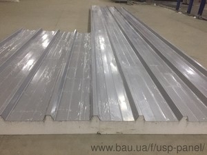 Сендвіч-панелі USP покрівельні 100мм &mdash; ЮСП ПАНЕЛЬ